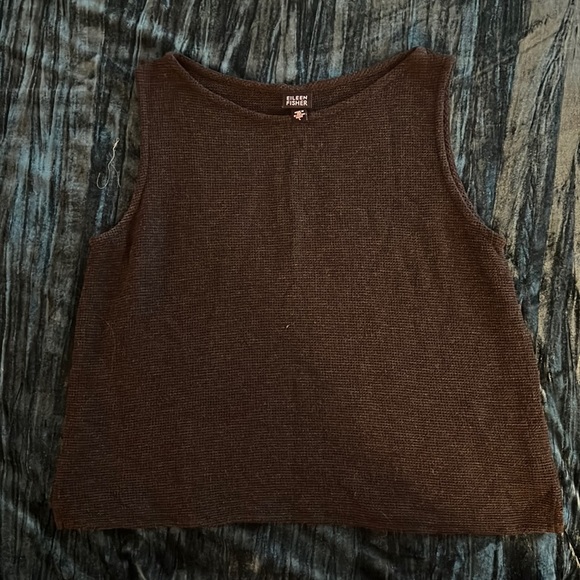 Eileen Fisher Tops - Eileen Fisher Waffle Knit Tank